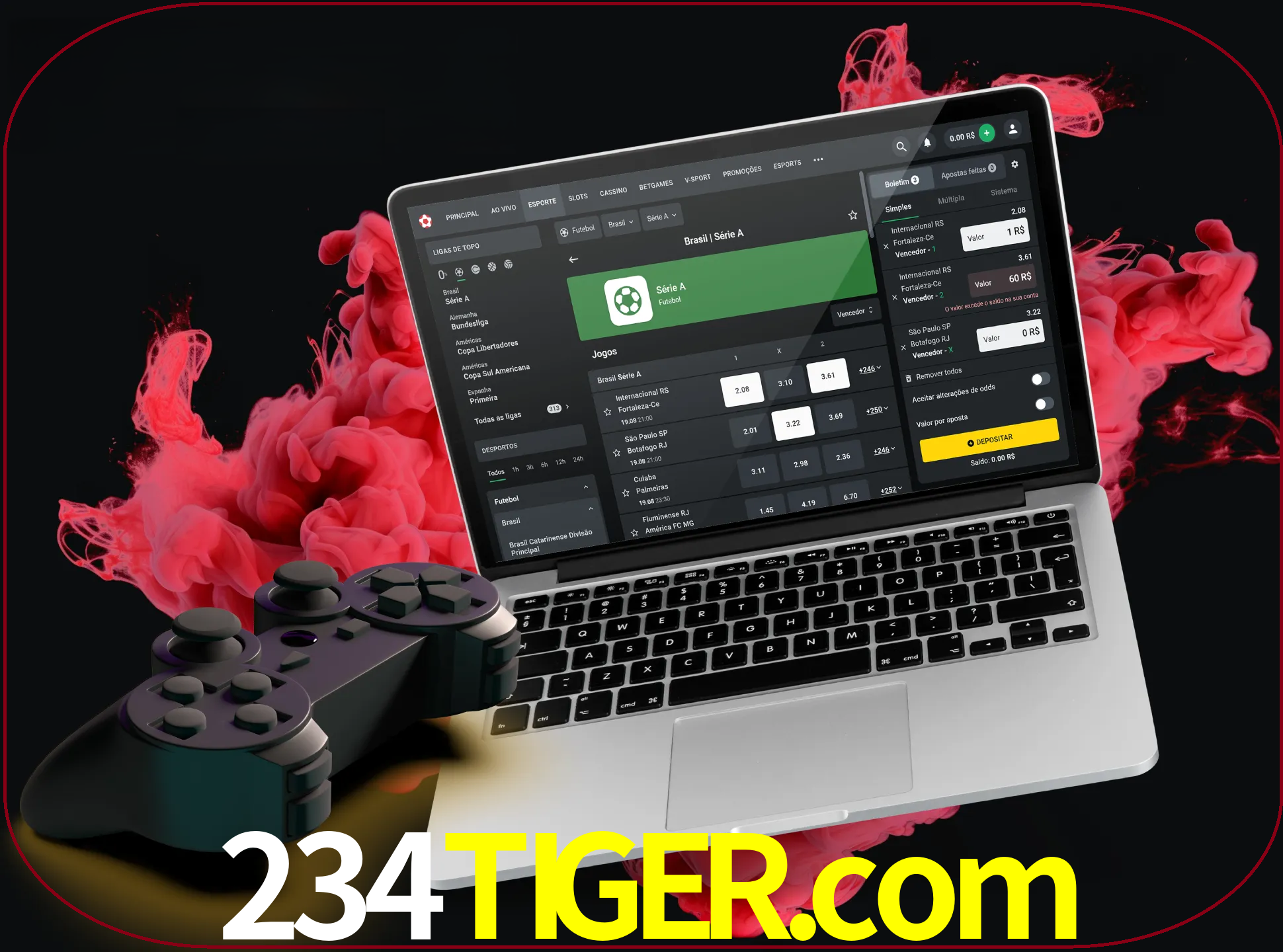 Visite a secção especial de jogos de vídeo em 234tiger para descobrir em que jogos pode apostar e ganhar muito dinheiro.
