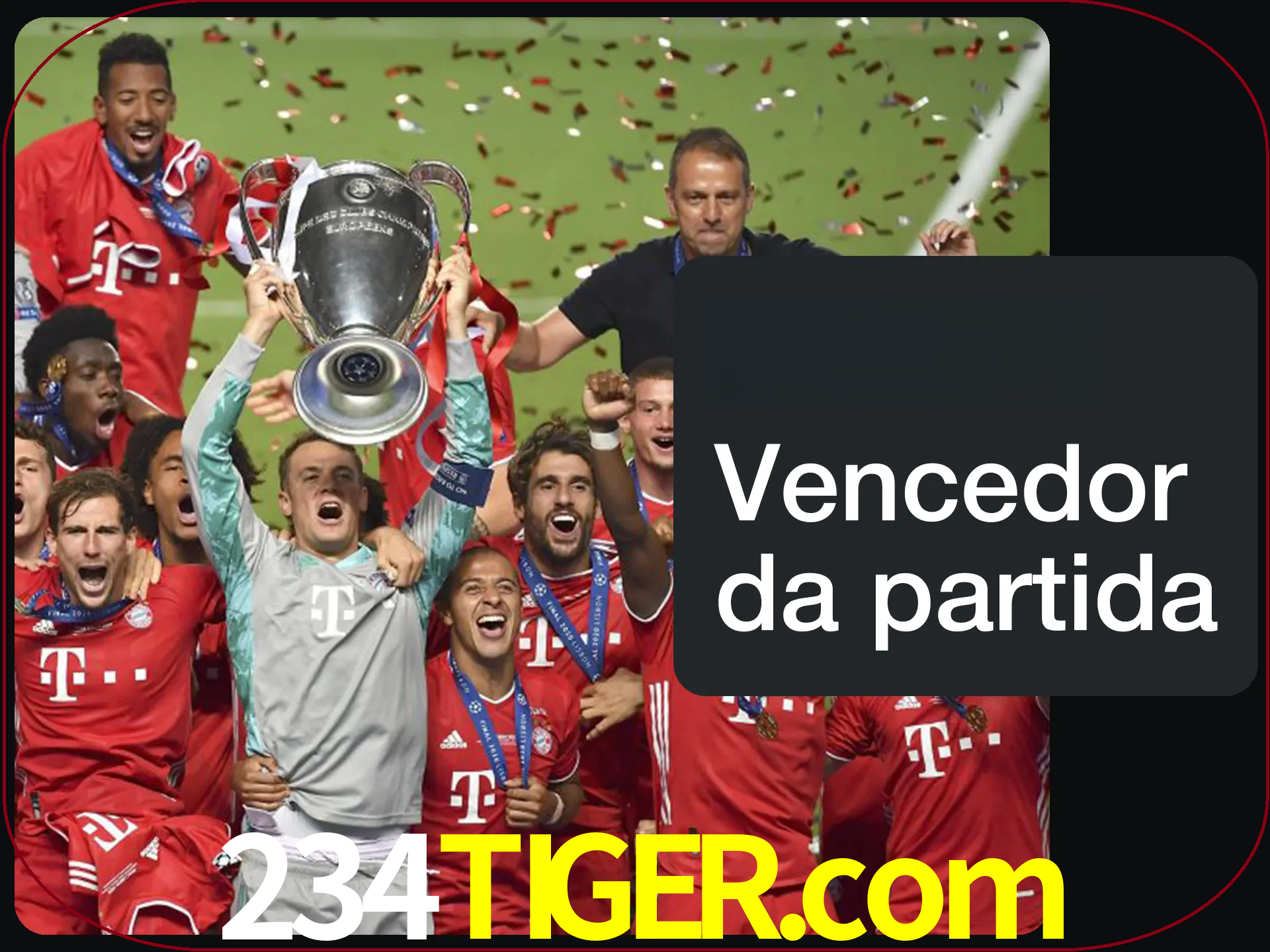 Aposte no vencedor e ganhe uma grande quantia de dinheiro.