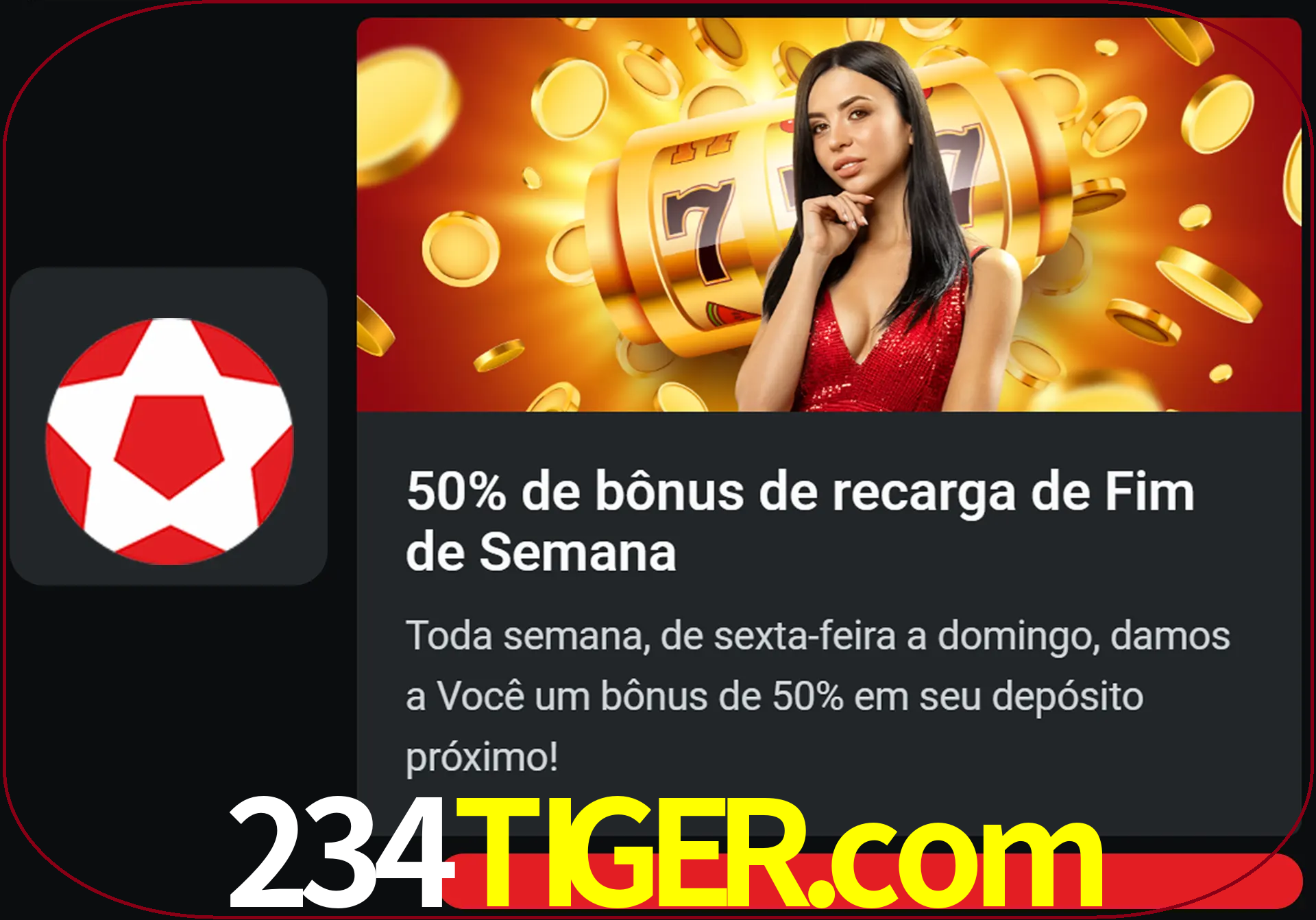 Volte a cada semana para receber novos bônus em dinheiro.